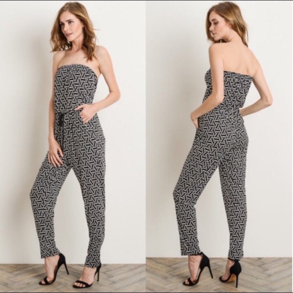 Gilli strapless jumpsuit